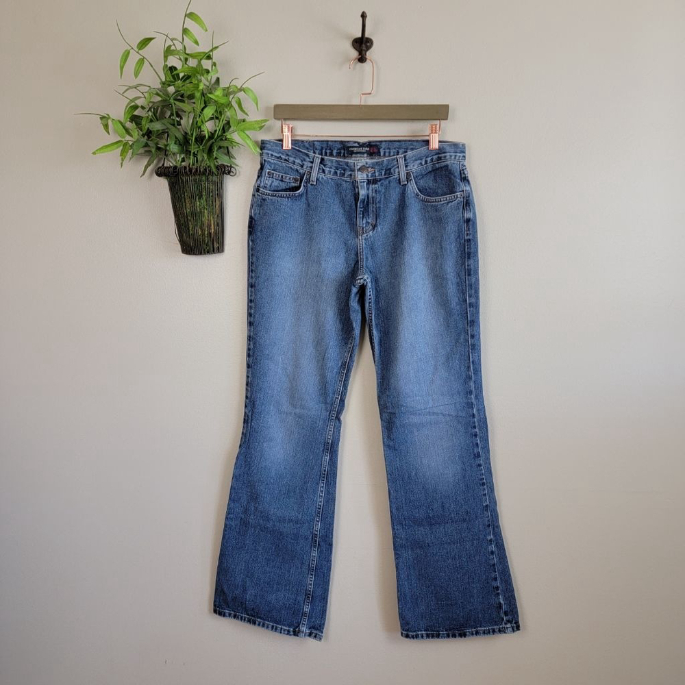 American Eagle Original Bootcut Vintage 90s Medium Wash Mid Rise AE 10 Jeans